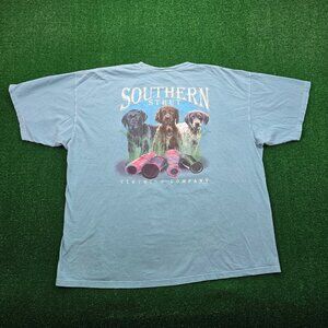 Southern Strut Tshirt Mens 3XL Green Short Sleeve Dogs Hunting Outdoors Casual